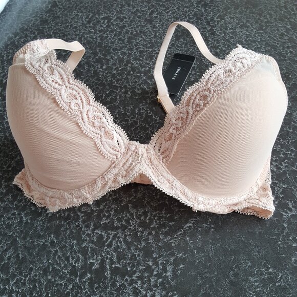 NATORI ! Feathers Contour Plunge Bra BRA ( 32D) - Picture 1 of 6
